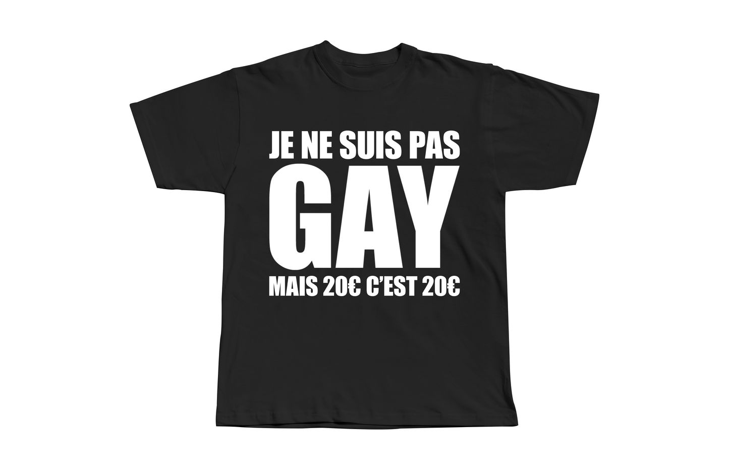 T-Shirt Je Ne Suis Pas Gay